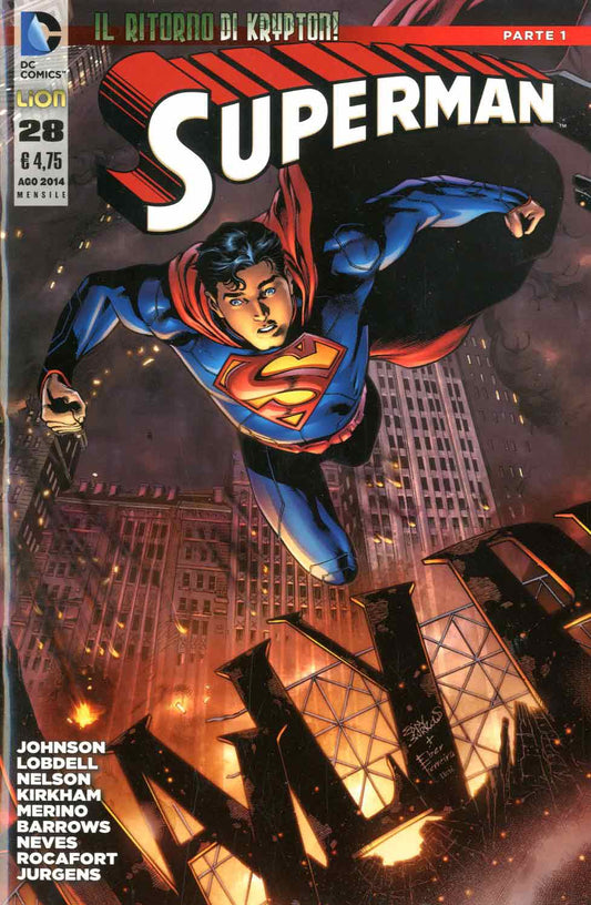 SUPERMAN serie 2012 28-LION- nuvolosofumetti.