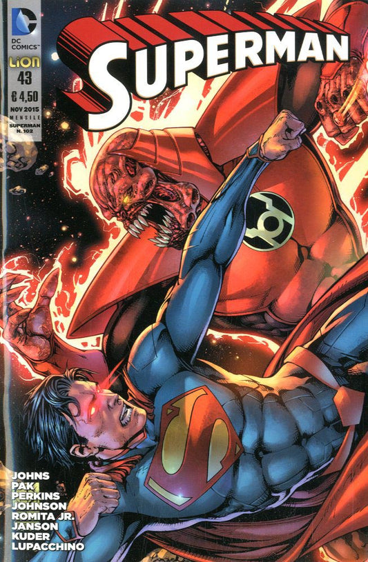 SUPERMAN serie 2012 43-LION- nuvolosofumetti.