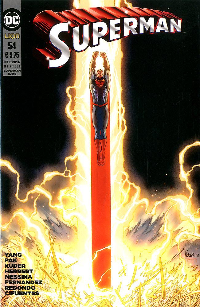 SUPERMAN serie 2012 54, LION, nuvolosofumetti,