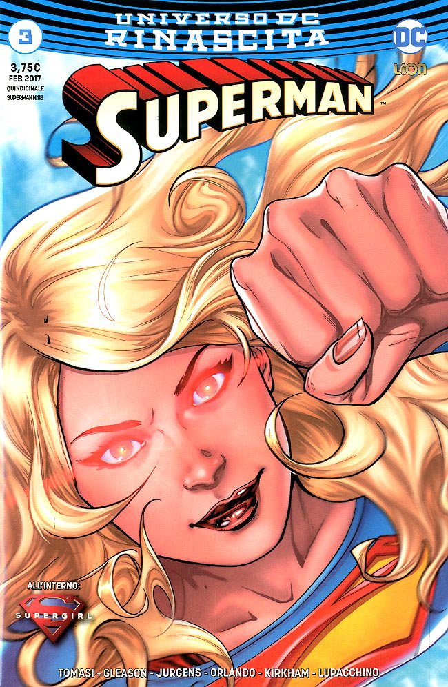 SUPERMAN rinascita VARIANT # 3-LION- nuvolosofumetti.