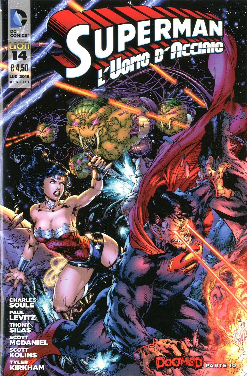 SUPERMAN L'UOMO D'ACCIAIO 14-LION- nuvolosofumetti.