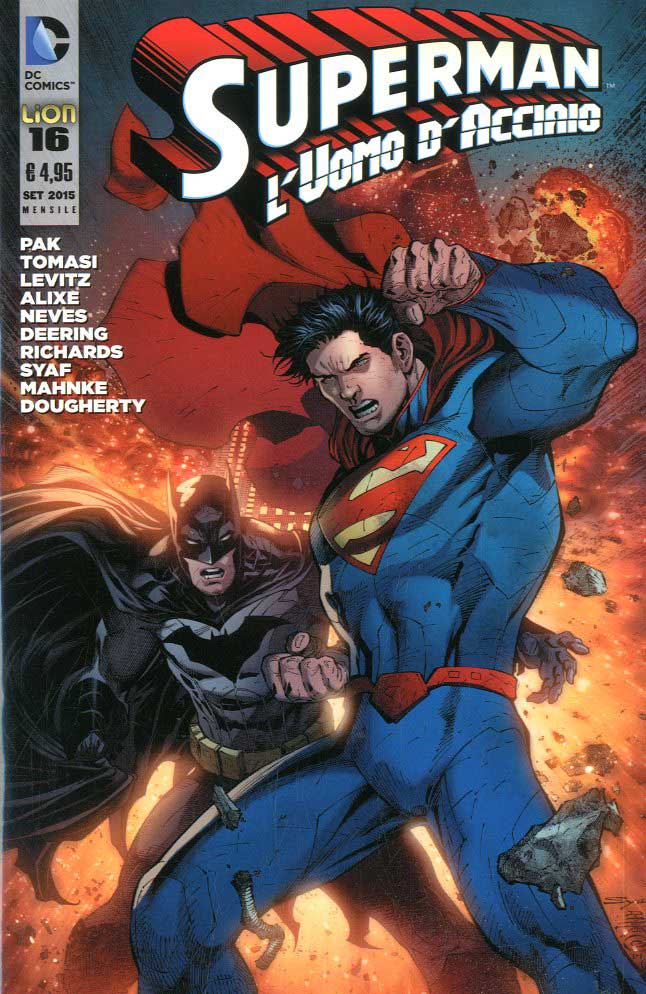 SUPERMAN L'UOMO D'ACCIAIO 16-LION- nuvolosofumetti.