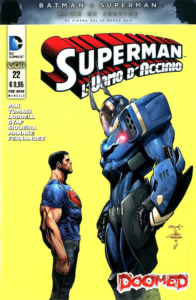 SUPERMAN L'UOMO D'ACCIAIO 22-LION- nuvolosofumetti.