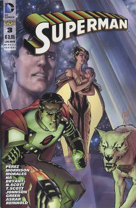 SUPERMAN SERIE 2012 VARIANT 3-LION- nuvolosofumetti.