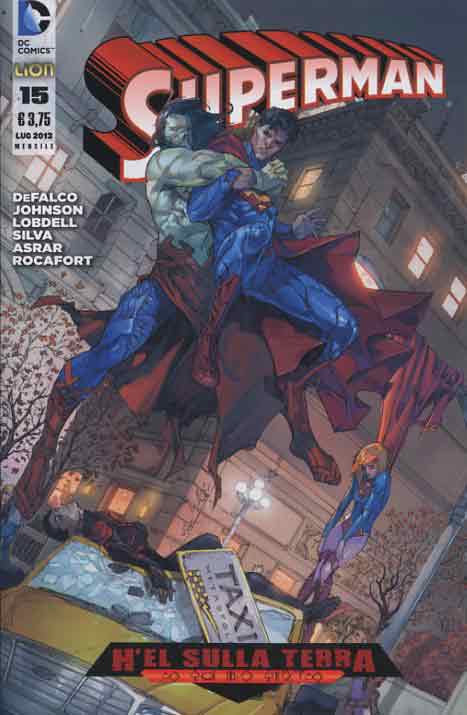 SUPERMAN serie 2012 15, LION, nuvolosofumetti,