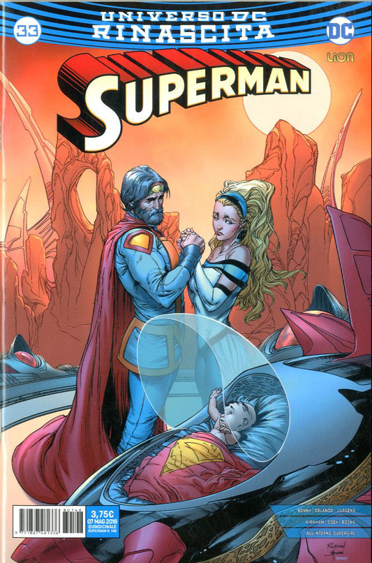 Superman rinascita 33, LION, nuvolosofumetti,