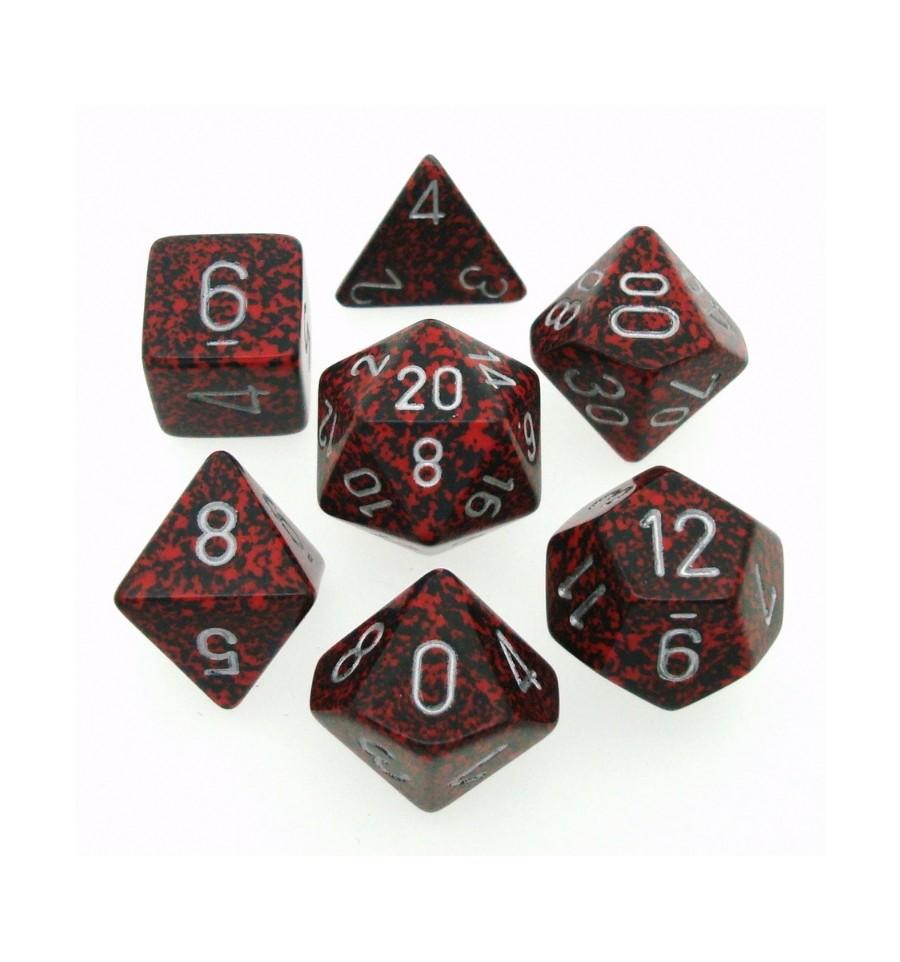 Dadi set da 7 Speckled-CHESSEX- nuvolosofumetti.