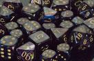Dadi set da 7 in box Signature-CHESSEX- nuvolosofumetti.
