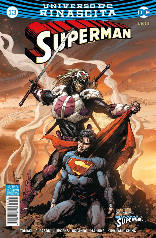 Superman rinascita 13-LION- nuvolosofumetti.