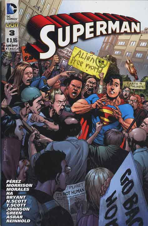 SUPERMAN serie 2012 3-LION- nuvolosofumetti.