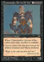 Comandante Greven il Vec  TEMPESTA 9116-Wizard of the Coast- nuvolosofumetti.