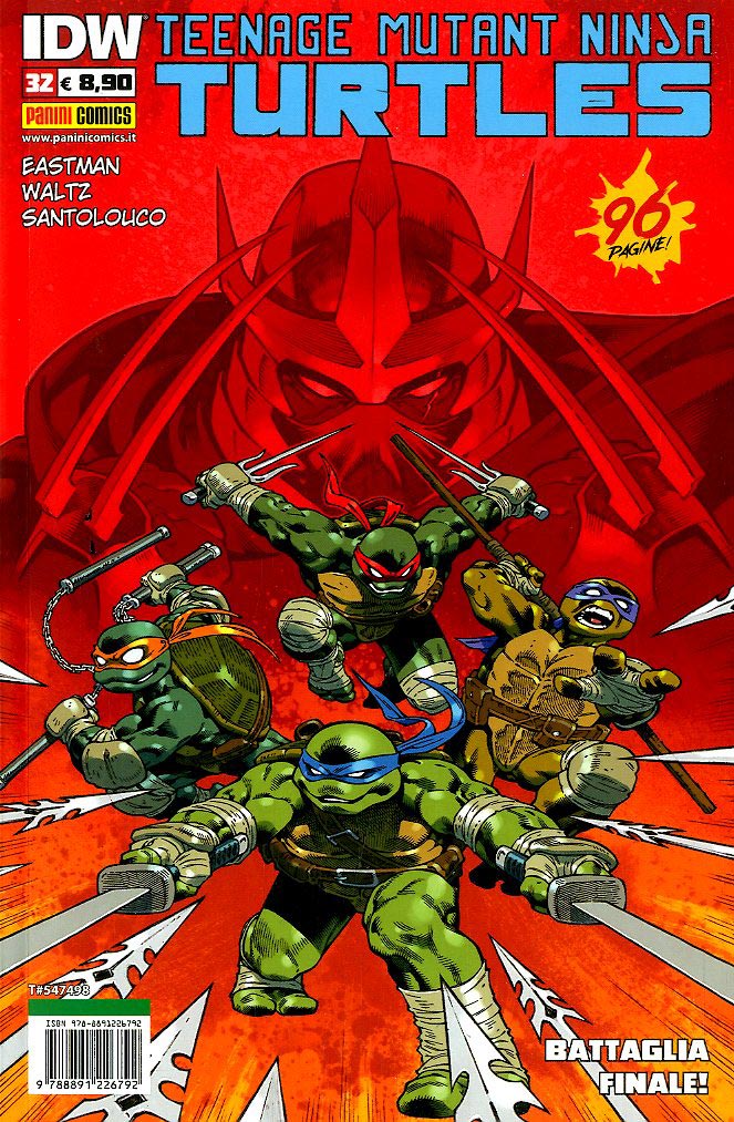 Teenage mutant Ninja Turtles 32-PANINI COMICS- nuvolosofumetti.