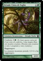 DRIADE CINTA DI FOGLIE   Theros 161-Wizard of the Coast- nuvolosofumetti.