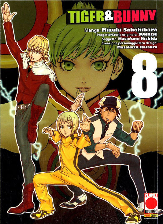 TIGER & BUNNY 8-PANINI COMICS- nuvolosofumetti.