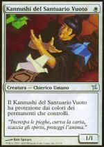 Kannushi del Santuario Vuoto  Traditori di Kamigawa 2-Wizard of the Coast- nuvolosofumetti.