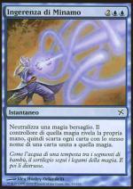 Ingerenza di Minamo foil  Traditori di Kamigawa 174-Wizard of the Coast- nuvolosofumetti.