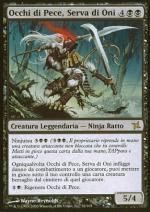 Occhi di Pece, Serva di Oni  Traditori di Kamigawa 71-Wizard of the Coast- nuvolosofumetti.