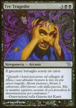 Tre Tragedie  Traditori di Kamigawa 87-Wizard of the Coast- nuvolosofumetti.