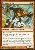 Predone Akki foil  Traditori di Kamigawa 189-Wizard of the Coast- nuvolosofumetti.