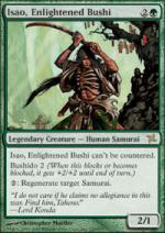 Isao, Bushi Illuminato  Traditori di Kamigawa 129-Wizard of the Coast- nuvolosofumetti.