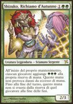 Shizuko, Richiamo d' Autunno  Traditori di Kamigawa 144-Wizard of the Coast- nuvolosofumetti.