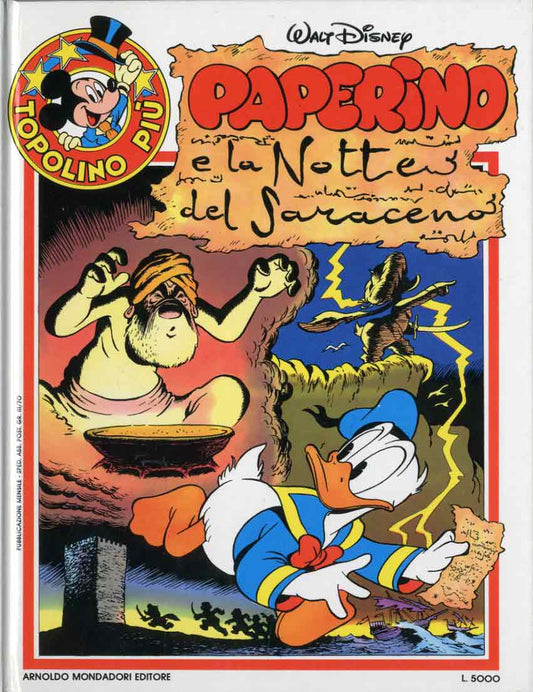 PAPERINO E LA NOTTE DEL SARACENO, MONDADORI, nuvolosofumetti,