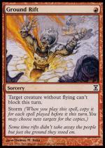 Fenditura nel terreno foil  Spirale Temporale 3319-Wizard of the Coast- nuvolosofumetti.