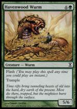 Wurm di Havenwood  Spirale Temporale 199-Wizard of the Coast- nuvolosofumetti.