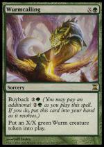 Convocawurm foil  Spirale Temporale 3305-Wizard of the Coast- nuvolosofumetti.