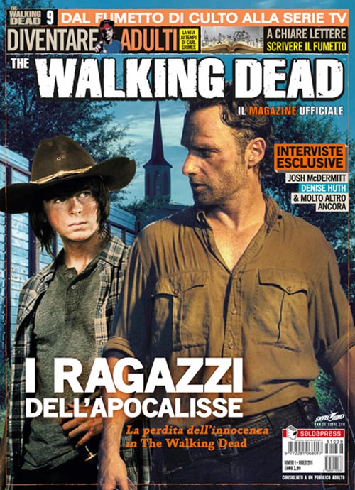 THE WALKING DEAD IL MAGAZINE UFFICIALE 9-SALDAPRESS- nuvolosofumetti.