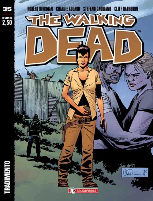 THE WALKING DEAD ed. economica 35 cover b 130-SALDAPRESS- nuvolosofumetti.