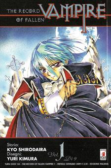 The record ofv Fallen vampire dal n 1 al n 9 - Serie completa - Star Comics-COMPLETE E SEQUENZE- nuvolosofumetti.