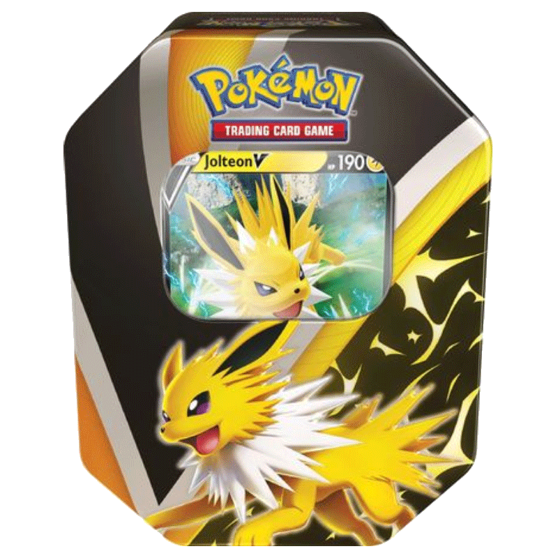 Pokemon Tin Evoluzioni di Eevee Jolteon V