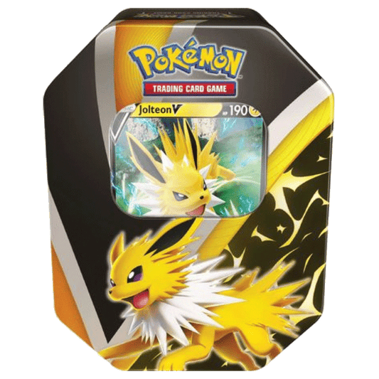 Pokemon Tin Evoluzioni di Eevee Jolteon V