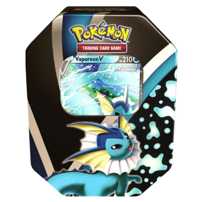 Pokemon Tin Evoluzioni di Eevee Vaporeon V