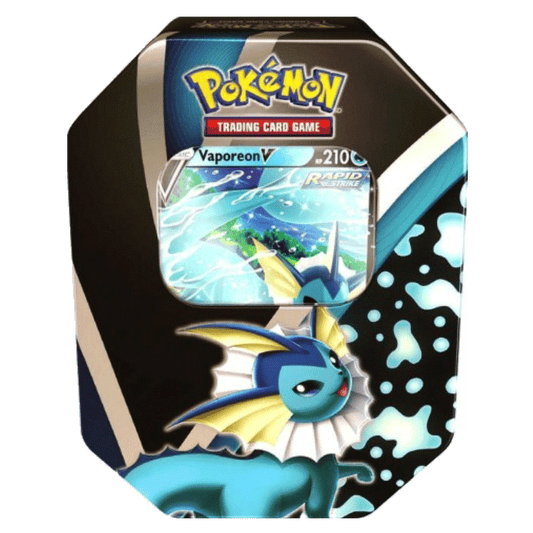 Pokemon Tin Evoluzioni di Eevee Vaporeon V