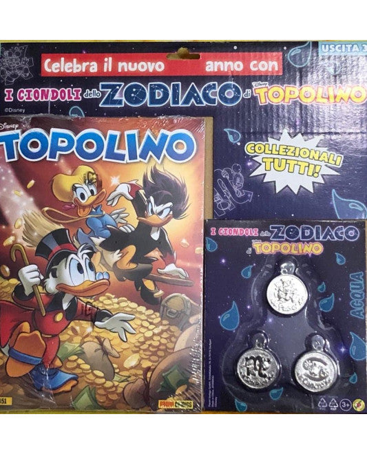 topolino 3451 con allegato ciondoli