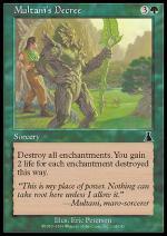 Decreto di Multani  DESTINO DI URZA 5114-Wizard of the Coast- nuvolosofumetti.