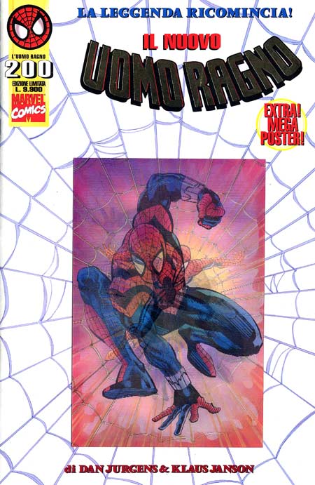 UOMO RAGNO-spider-man VARIANT 200-PANINI COMICS- nuvolosofumetti.