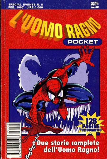 UOMO RAGNO POCKET 5, PANINI COMICS, nuvolosofumetti,