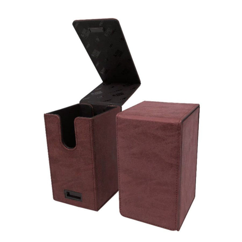 ALCOVE TOWER FLIP BOX - SUEDE COLLECTION: RUBY