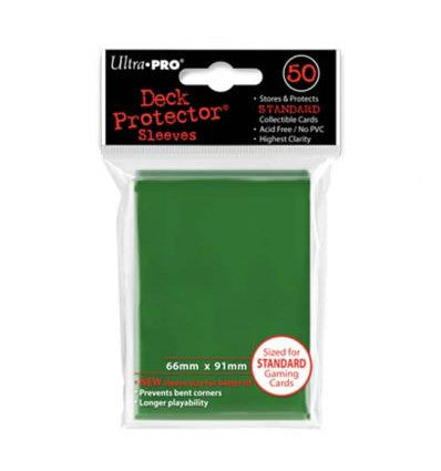 Deck Protectors Standard Size - Green - 50 pz