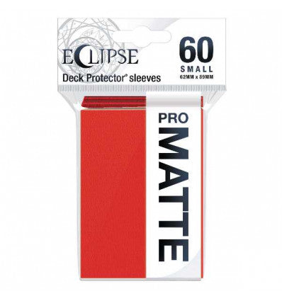 Eclipse matte Small Sleeves: Apple Red (60 bustine)