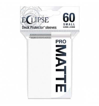 Eclipse matte Small Sleeves: Arctic White (60 bustine)