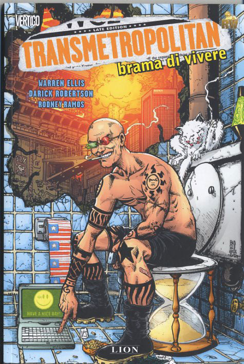 TRANSMETROPOLITAN # 2 2, LION, nuvolosofumetti,