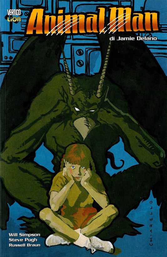 ANIMAL MAN DI JAMIE DELANO 4-LION- nuvolosofumetti.