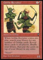Goblin Reclutatore  VISIONI 5087-Wizard of the Coast- nuvolosofumetti.