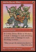 Goblin Cavalca Porci  VISIONI 5086-Wizard of the Coast- nuvolosofumetti.