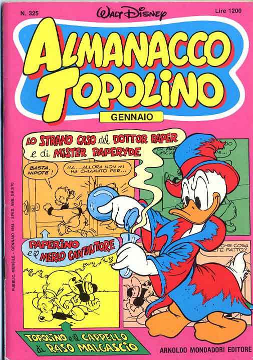 ALMANACCO TOPOLINO 325