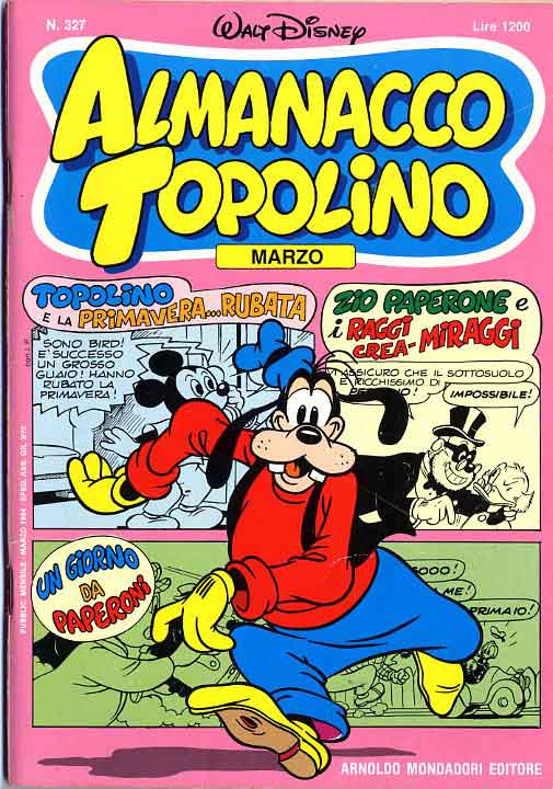 ALMANACCO TOPOLINO 327